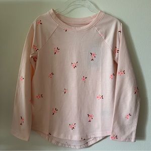 Spring Pink Long Sleeve Top